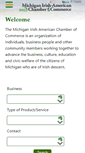 Mobile Screenshot of michiganirishchamber.com
